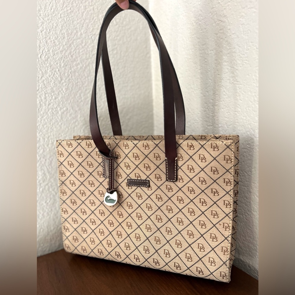 Dooney & Bourke Eastwest Monogram Canvas Tote